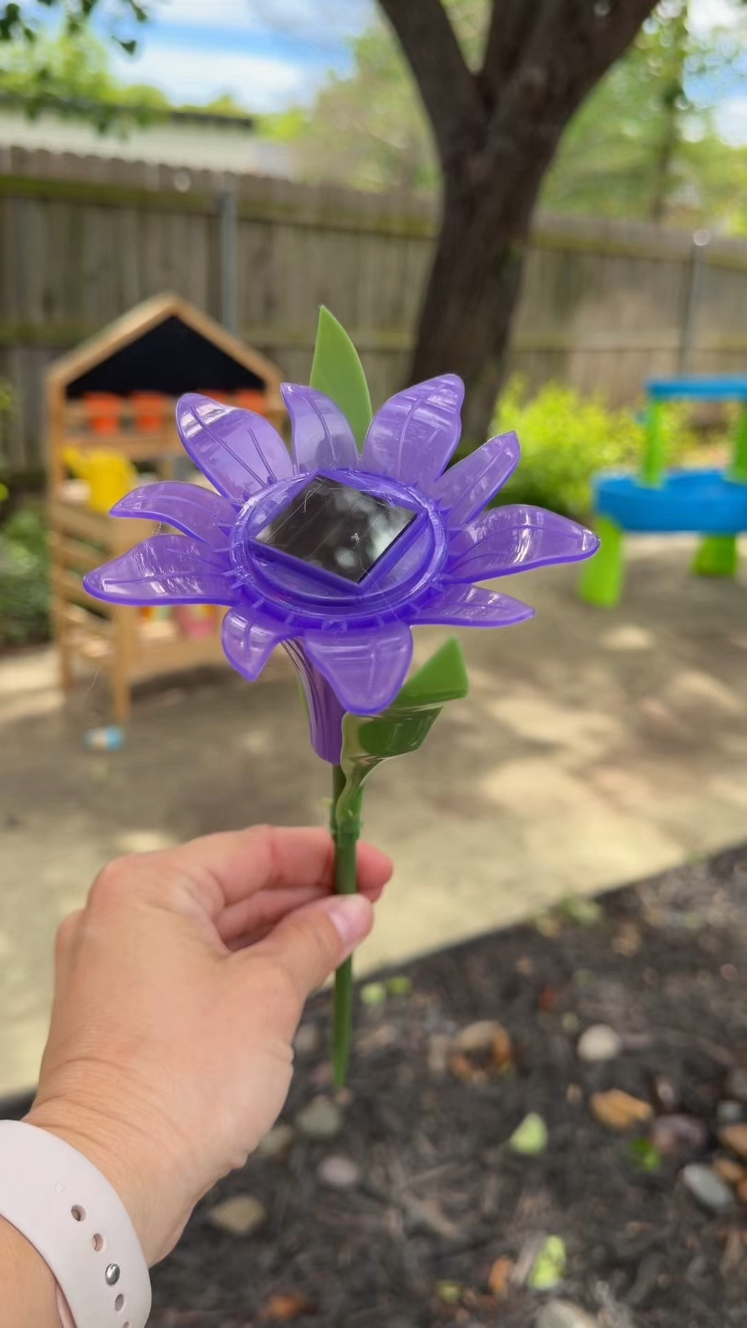 This is quickly becoming my favorite spot in the backyard!

I found these solar flower lights at @dollartree and they are the CUTEST addition to our outdoor play space.

They charge during the day and glow at night, and my toddler is OBSESSED. It makes her little garden feel so fun and special. ❤️

If you can’t find these in-store, I’ll link similar ones + all of our favorite toddler outdoor play finds for warmer weather. 🙌

Comment GARDEN and I’ll send you all the links!

Follow for more fun, affordable ideas for everyday mom life ✨

#LTKHome #LTKmomlife #LTKSeasonal