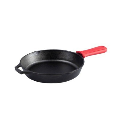 Lodge 10.25" Cast Iron Skillet: Preseasoned, Tarnish & Heat-Resistant, Gas & Electric Compatible, 6" Handle | Target