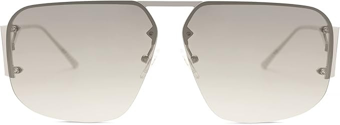 SOJOS Trendy Aviator Sunglasses Mens Womens Retro Metal Rimless Frame Shades Lentes De Sol Para M... | Amazon (US)