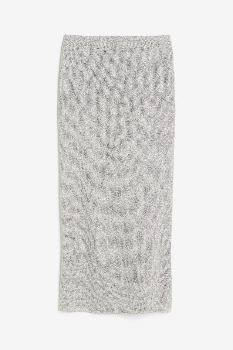 Schimmernder Strickrock | H&M (DE, AT, CH, NL, FI)