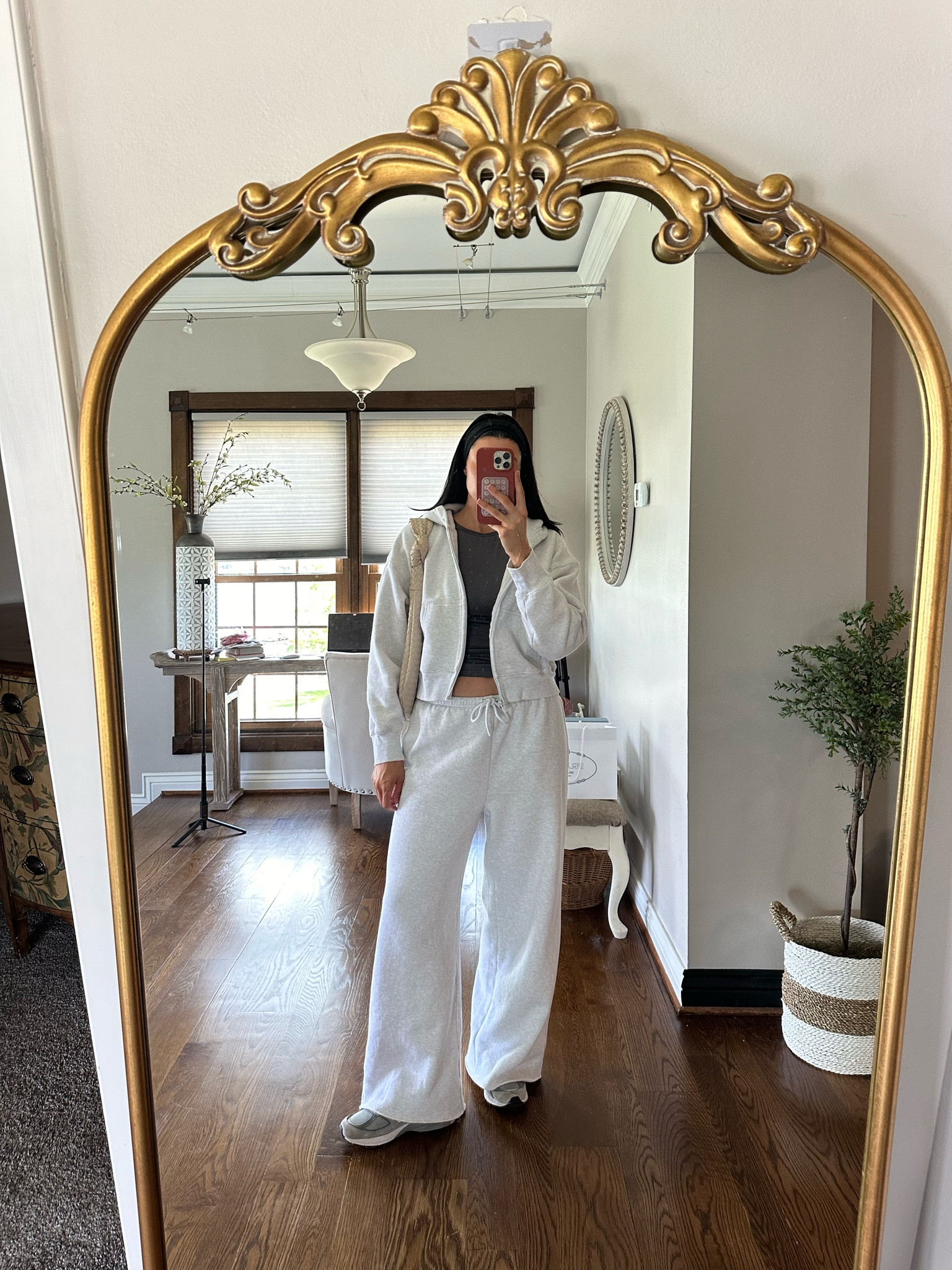 The sweat set of my dreams. Seriously worth every single penny! Wearing a small in the zip up. A medium in the sweatpants. Love the length and everything about this. Shade Heather cloud white I believe  


#LTKActive #LTKfindsunder50 #LTKstyletip