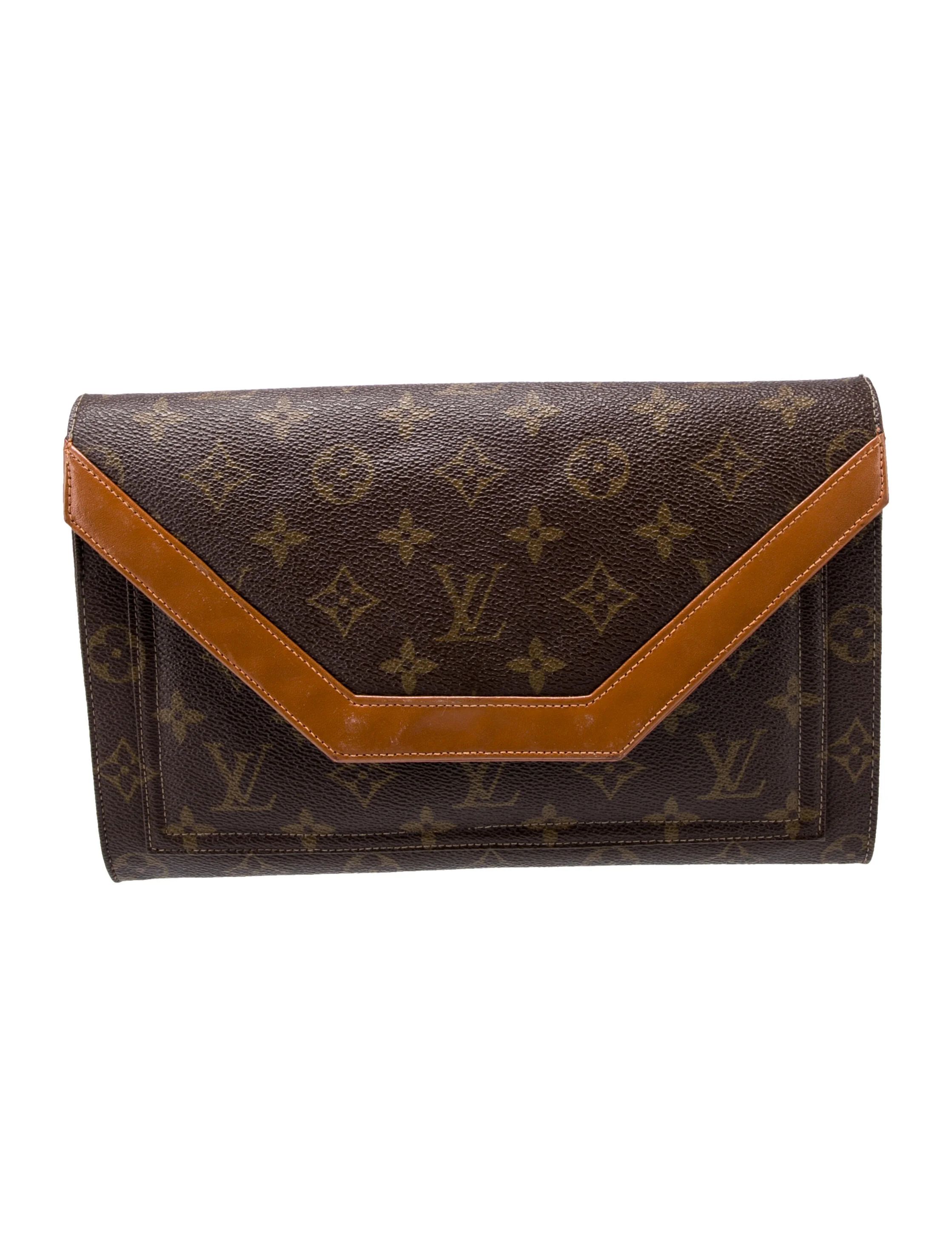 The French Company Monogram Clutch | The RealReal