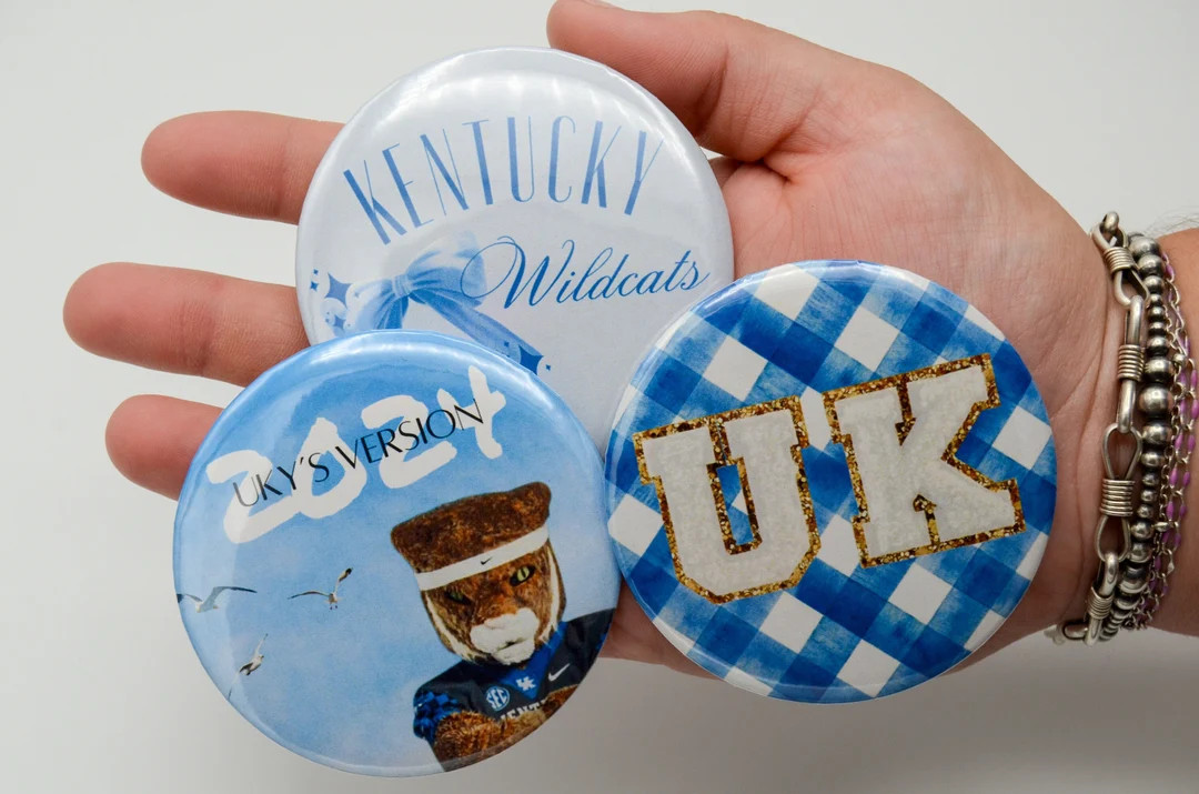 Kentucky Gameday Buttons | Gameday Accessories | Wildcats - Etsy | Etsy (US)