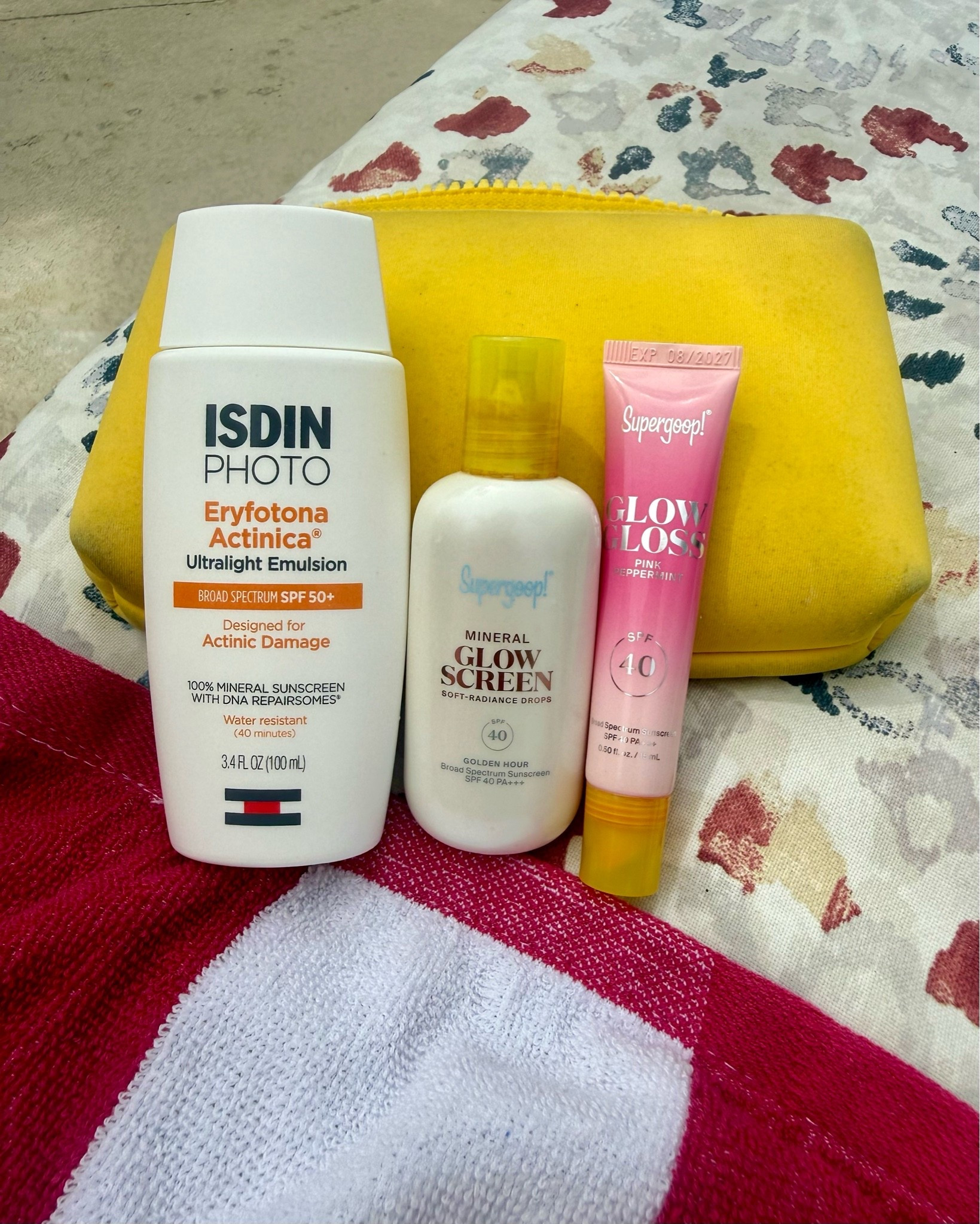 On repeat: ISDIN SPF 50, Supergoop Glow Screen, Glow Gloss - The three sunscreens I actually reapply @shop_nordstrom @Revolve

#LTKSwim #LTKTravel #LTKSeasonal