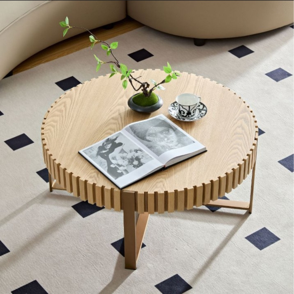 Fluted coffee table 

#LTKFamily #LTKHome #LTKSaleAlert