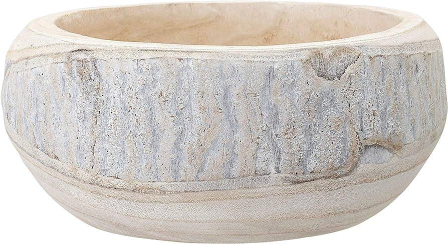 Bloomingville AH0451 Wood Pot, White | Amazon (US)