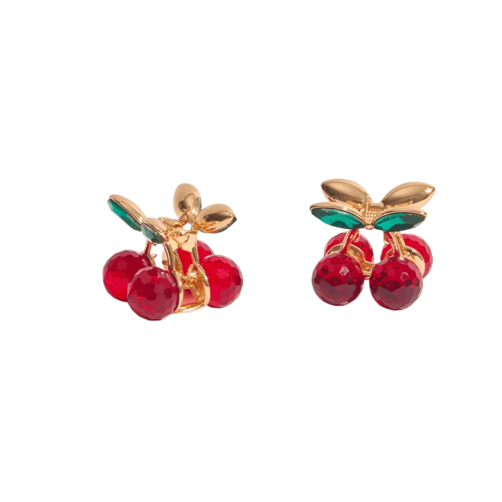 Kitsch Mini Rhinestone Cherry Claw Clips (2 pc) #10089956 | Smallflower
