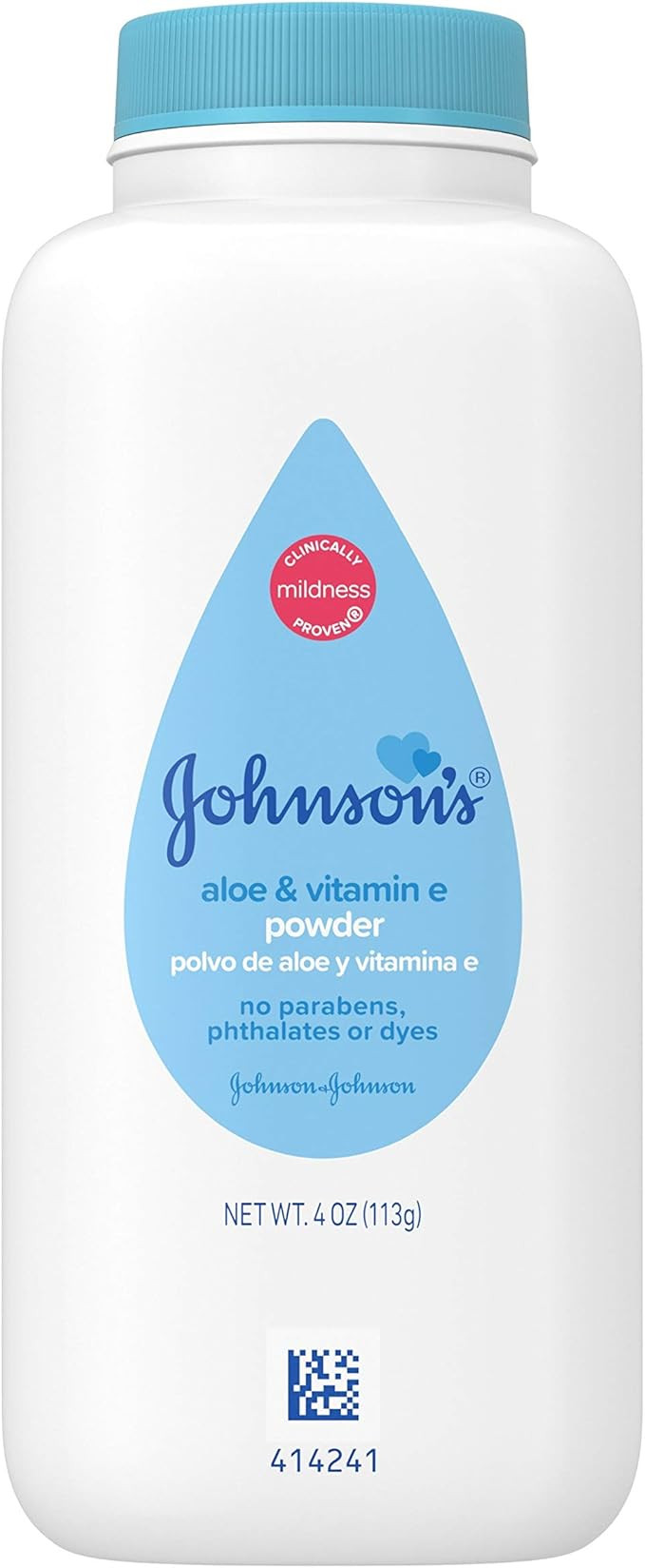 Amazon.com: Johnson's Baby Naturally Derived Cornstarch Baby Powder with Aloe and Vitamin E for D... | Amazon (US)
