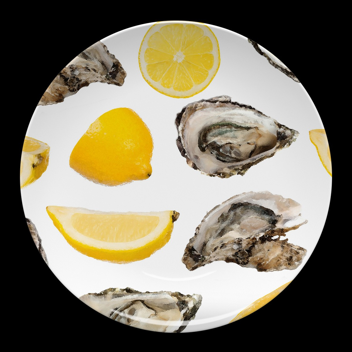 The World is Your Oyster Plate | Katie Kime Inc
