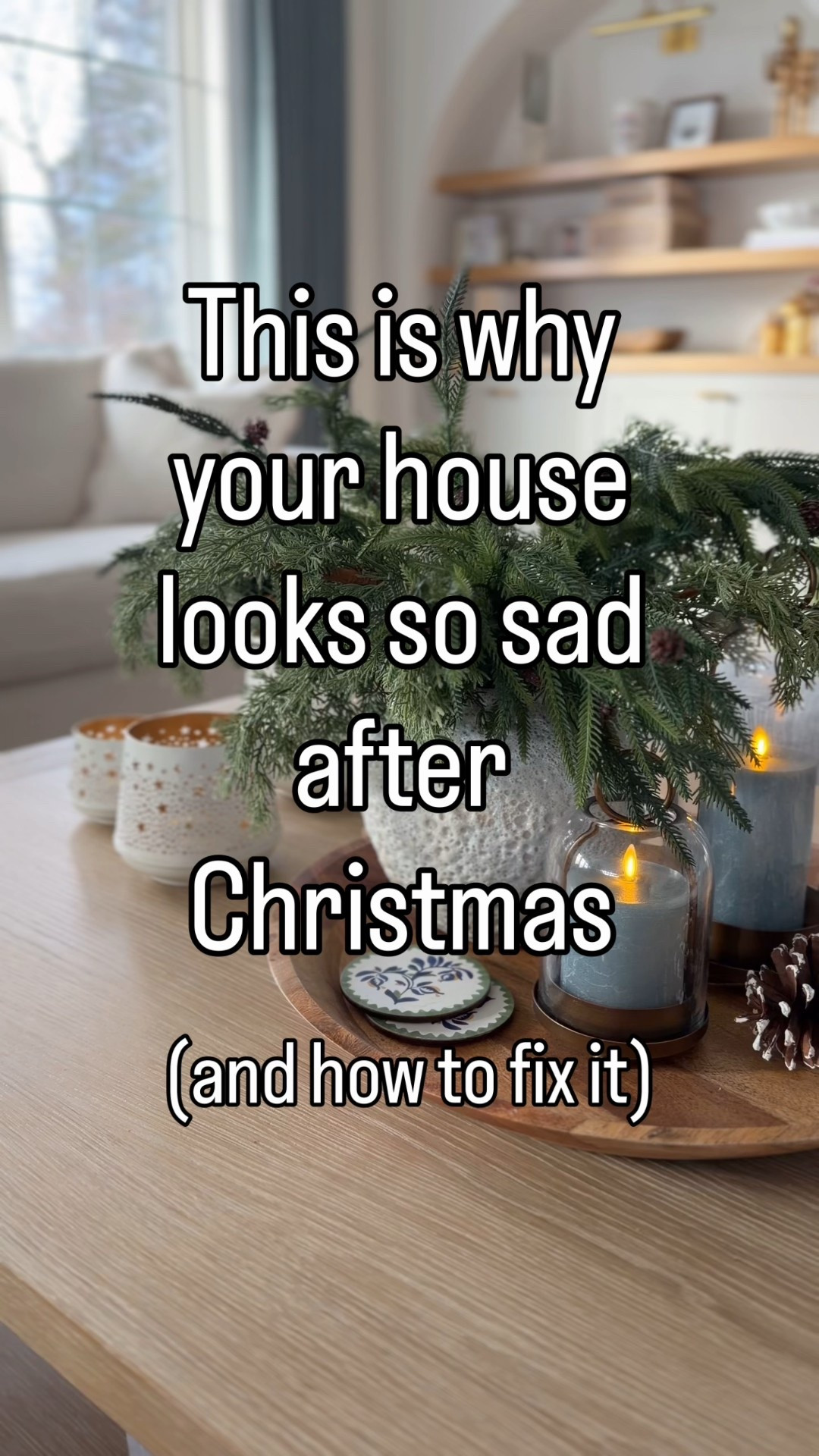 How I’m adding texture and color to my family room post Christmas 

#LTKHome #LTKSeasonal #LTKHoliday