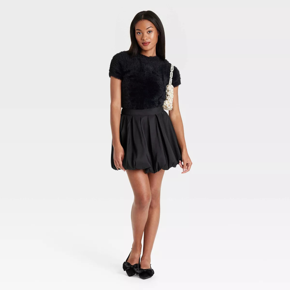 Women's Bubble Hem Mini Skirt - A New Day™ | Target