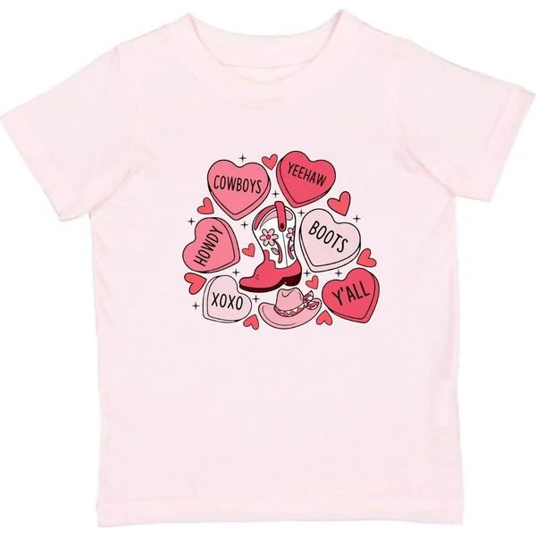 Howdy Valentine's Day Short Sleeve T-Shirt, Ballet | Maisonette
