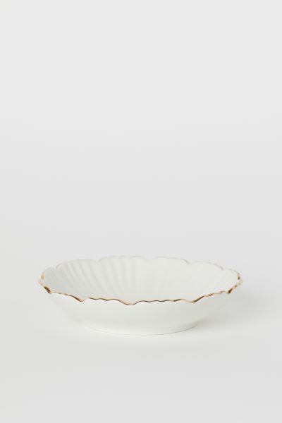 Shallow Porcelain Dish | H&M (US + CA)