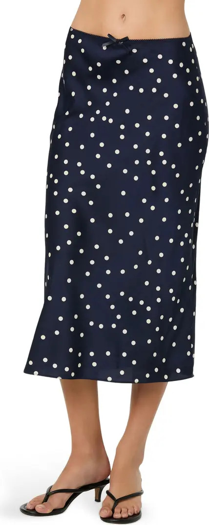 ASTR the Label Satin Slip Skirt | Nordstrom | Nordstrom