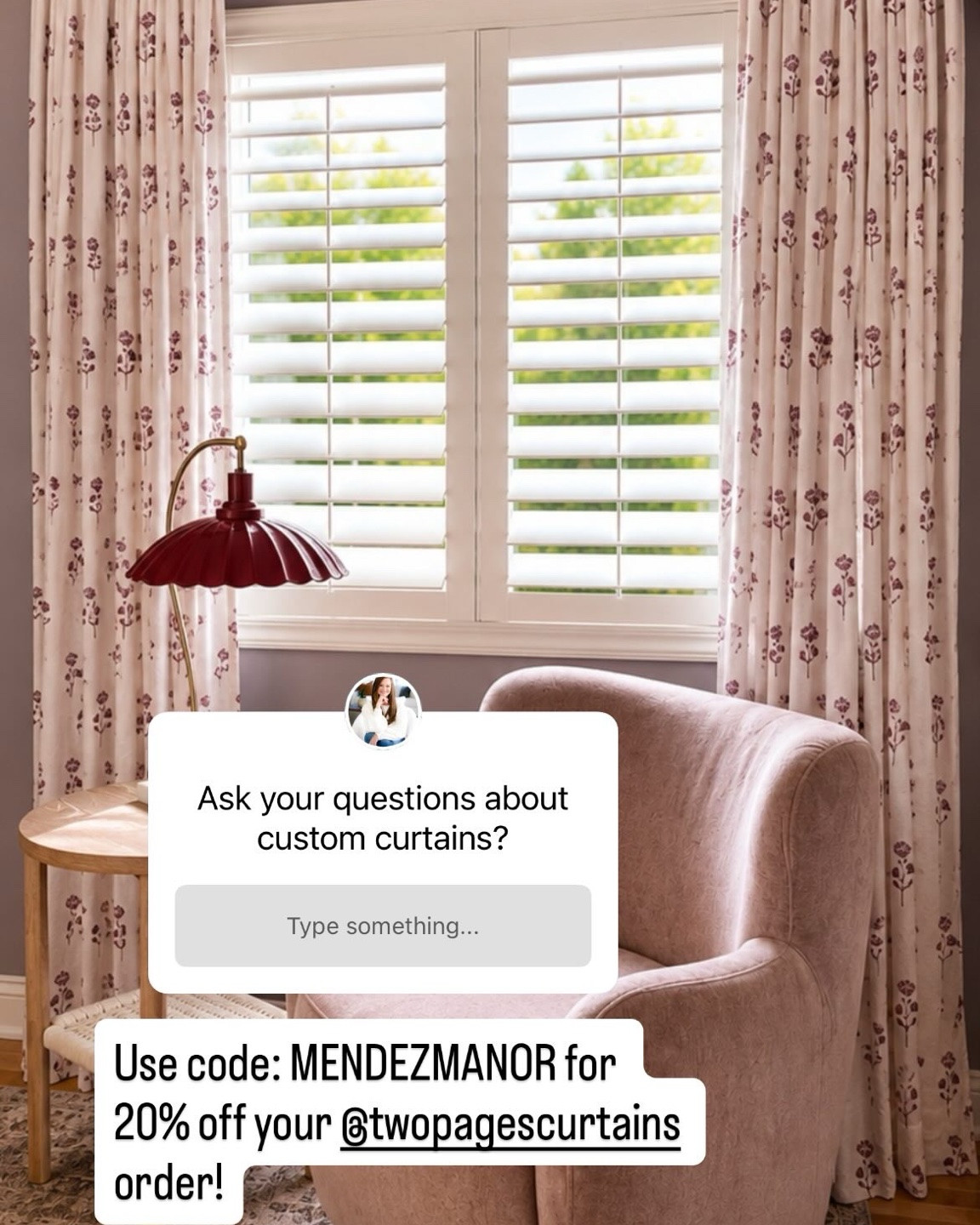 Answering all your questions about custom curtains from Two Pages. Swipe across to see!

Use my code: MENDEZMANOR for 20% off your order. 👍🏻

#LTKHome #LTKstorytime