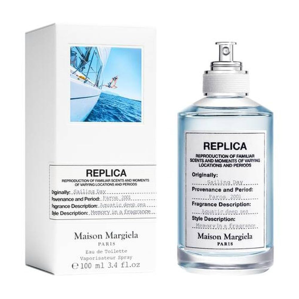 Maison Margiela - Replica - Sailing Day Eau de Toilette - Fresh Fragrance - With Acquatic Accord,... | Amazon (US)