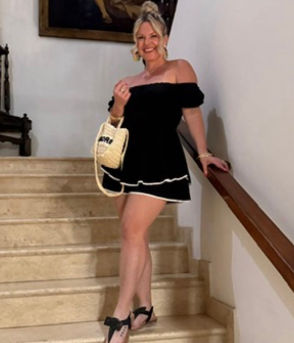 This off shoulder romper is so fun! Great quality and perfect for date night or drinks with the girls! TTS

Romper. Spring outfit. Summer outfit. Date night. GNO outfit

#LTKMidsize #LTKootd #LTKOver40