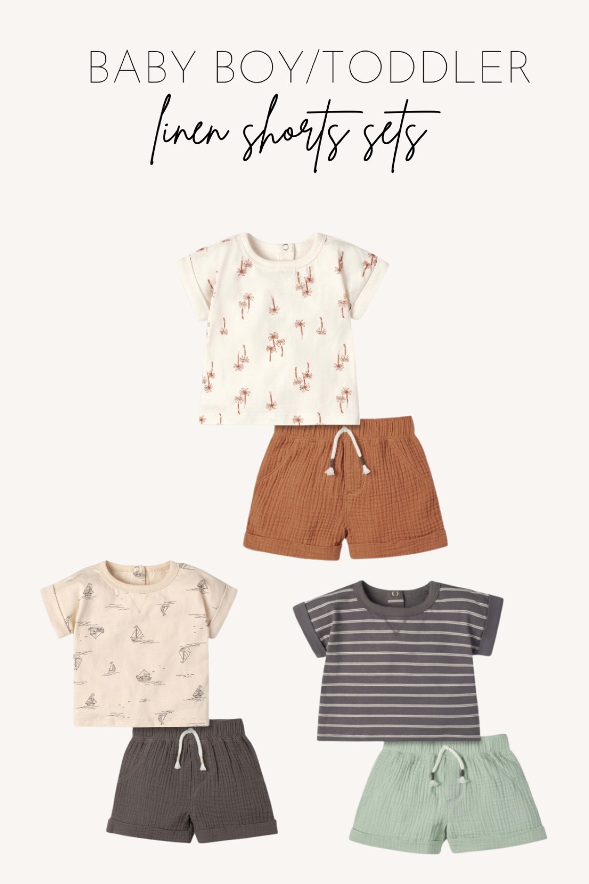 Baby boy spring sets, matching set, toddler shorts, baby shorts, baby boy style, baby boy clothes 

#LTKbaby #LTKFind #LTKkids