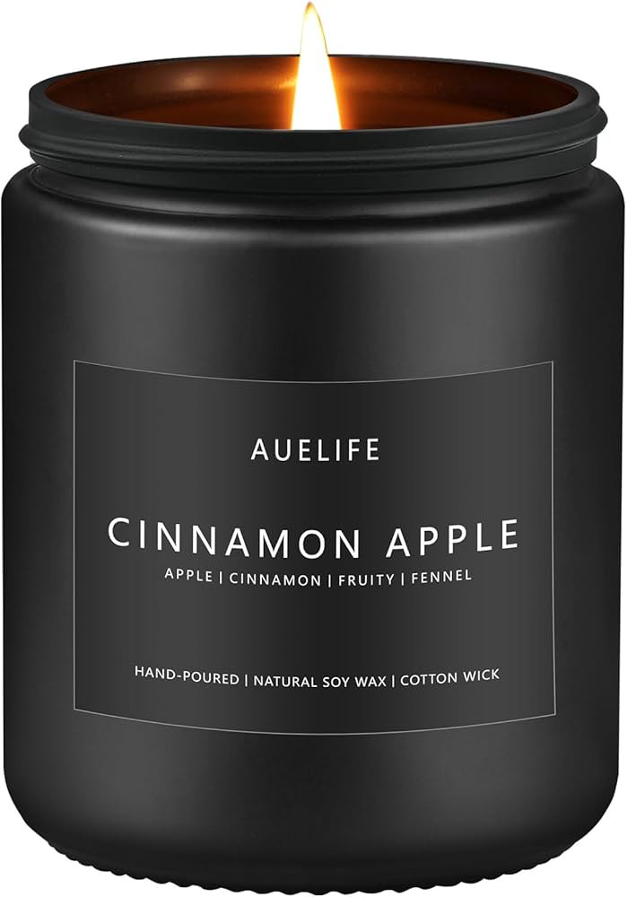 Fall Candle | Cinnamon Apple Candle - Scented Candles for Fall, Fall Candle for Home Scented, Fal... | Amazon (US)