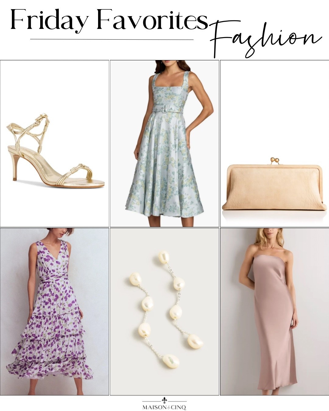 Gorgeous wedding guest dresses - at every price point!

Spring dresses, heels, evening bag, spring handbag, earrings

#LTKOver40 #LTKWedding
