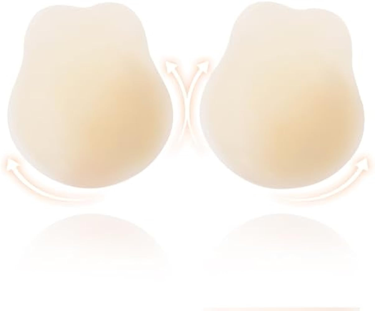 Sticky Bra – Push Up Adhesive Backless Strapless Bra for Women Reusable Silicone Nipple Covers | Amazon (US)
