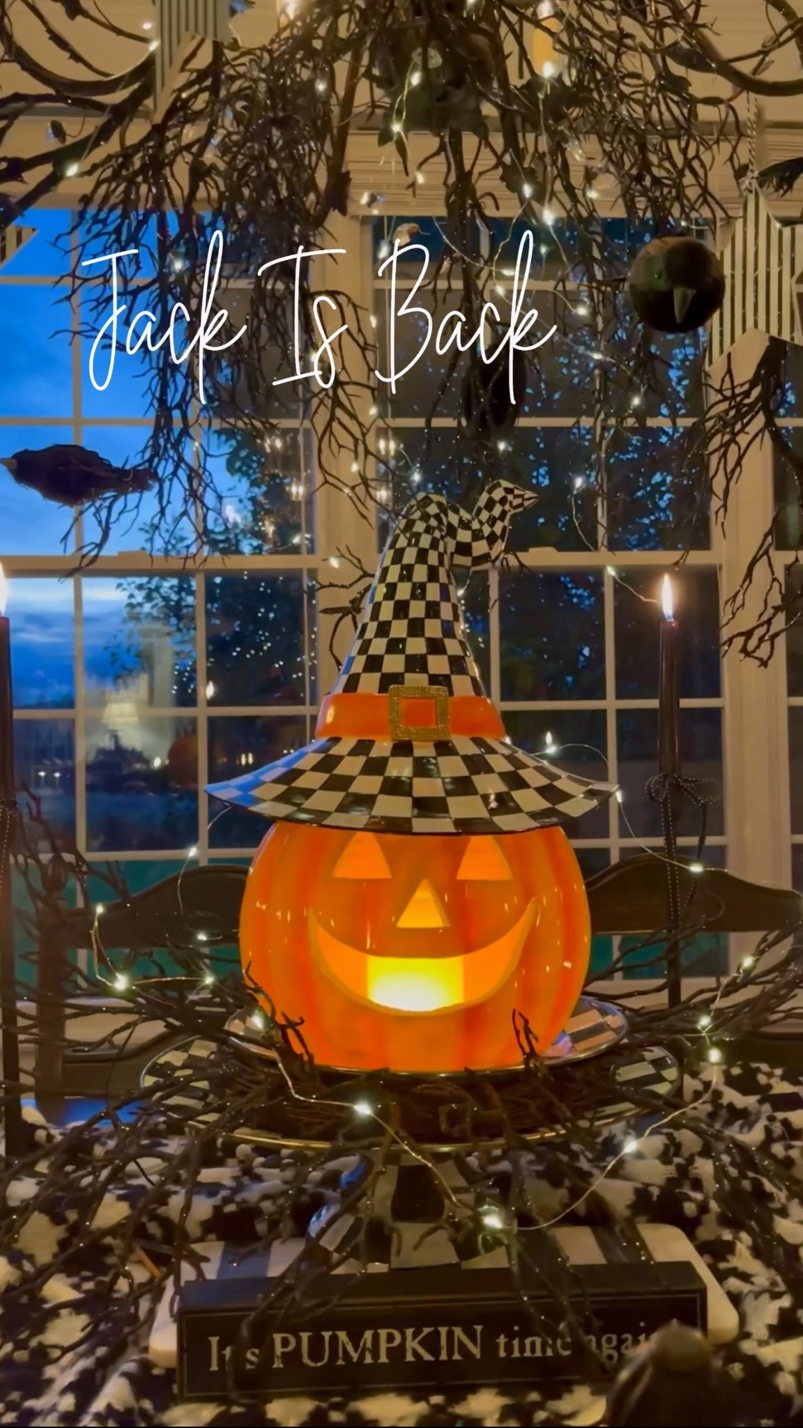 ▪️▫️BARN SALE▪️▫️
✨ Double, double, Jack’s in trouble…
Because he looks too cute to be spooky! 🍬🎩🎃 @mackenziechilds has the most whimsical Jack O’ Lanterns ever! 🎃

#LTKSeasonal #LTKHome #LTKSaleAlert