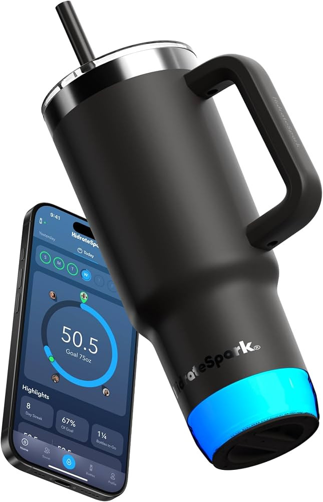Hidrate Spark PRO 2 30oz Tumbler \u2013 Smart Hydration Tumbler with Clinically Accurate Water Tr... | Amazon (US)