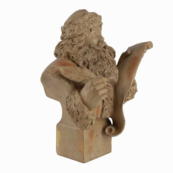 Gold Santa Bust, 13.1" | At Home