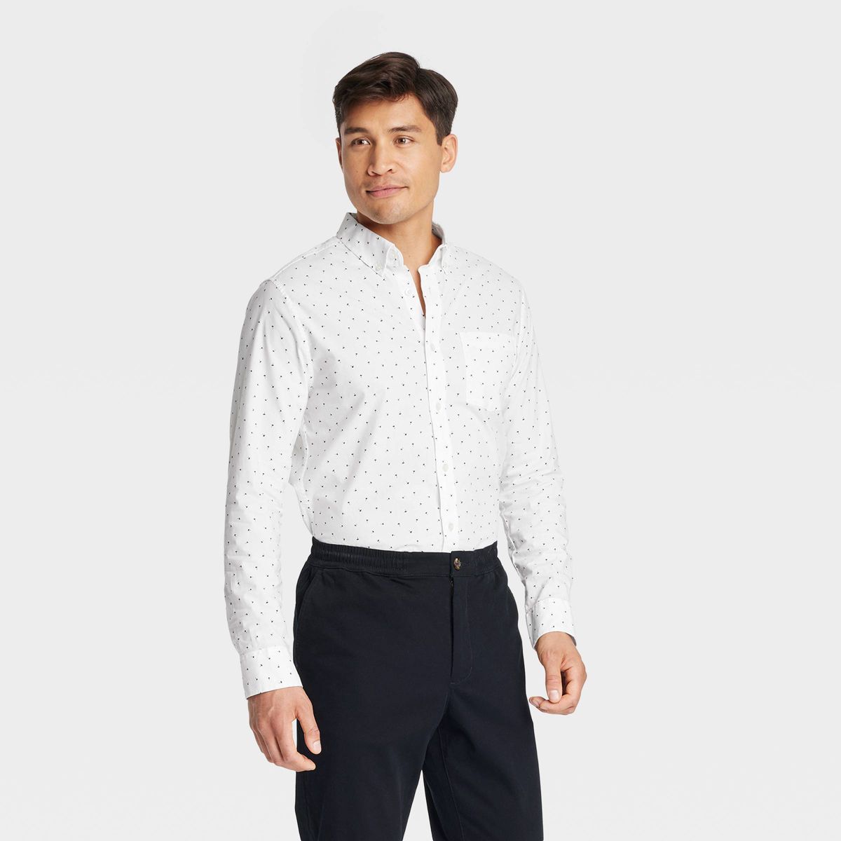 Men's Every Wear Long Sleeve Button-Down Shirt - Goodfellow & Co™ | Target