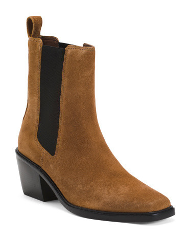 Made In Brazil Suede Ellis Chelsea Booties | Women's Shoes | Marshalls | Marshalls