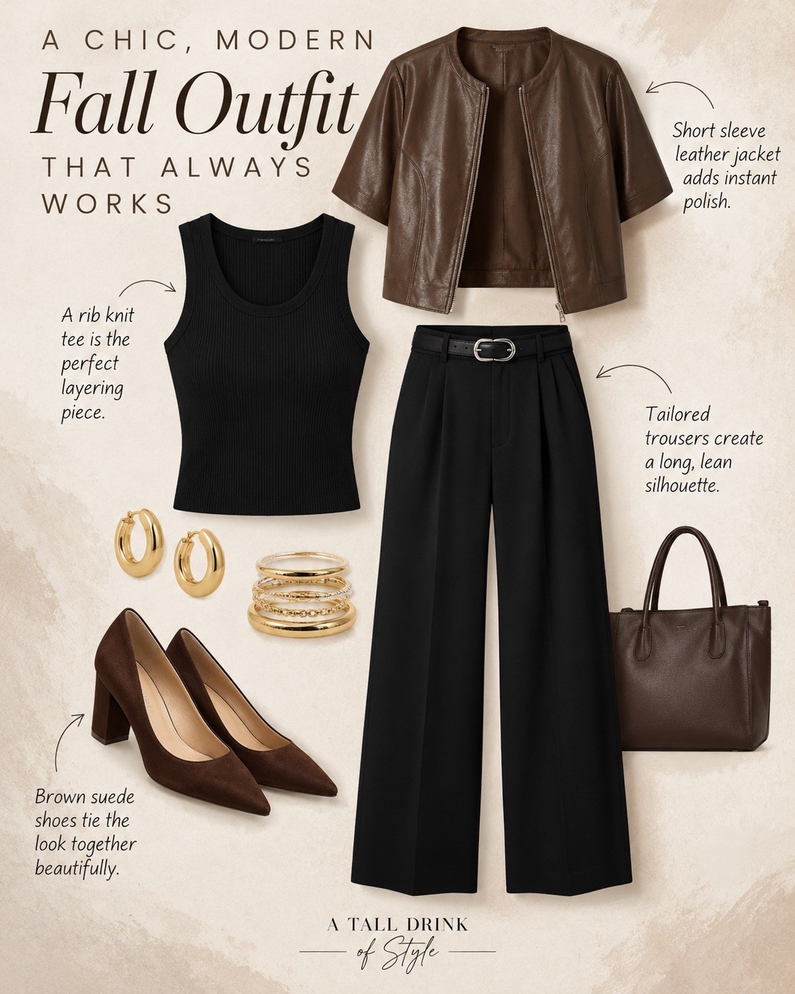 OOTD
Fall outfit
Black & brown outfit