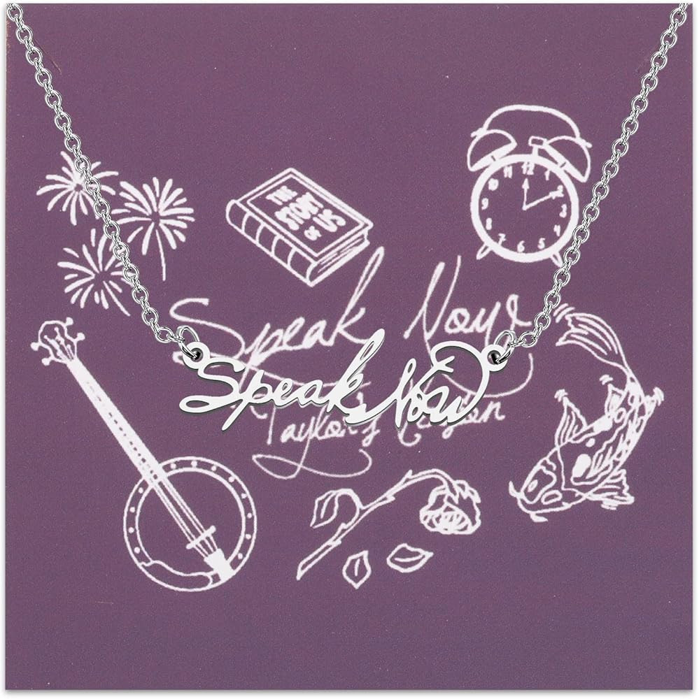 PENQI Singer Inspired Necklace with Card Album Gift for Singer Fans Music Lovers Gift Singer Song... | Amazon (US)