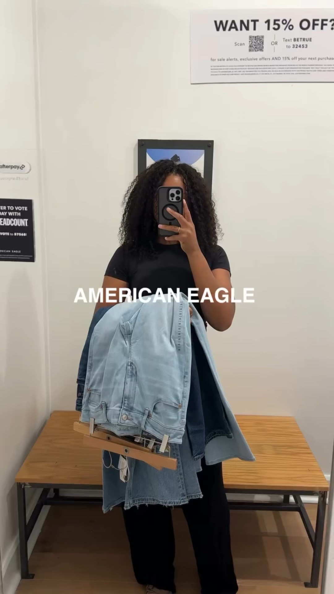 back to the basics with the @americaneagle jeans!!! 🤎 I’m in love with all of them. 

My favs: 
AE NEXT LEVEL STRETCH- LONG 
CURVY STOVEPIPE -  LONG 
I ended up having to size down to a size 6 for a better fit in the waist! 

follow me for more finds capsule finds! 
everything linked in my bio. 💌

#americaneagle #tryonhaul #jeans #americaneaglejeans