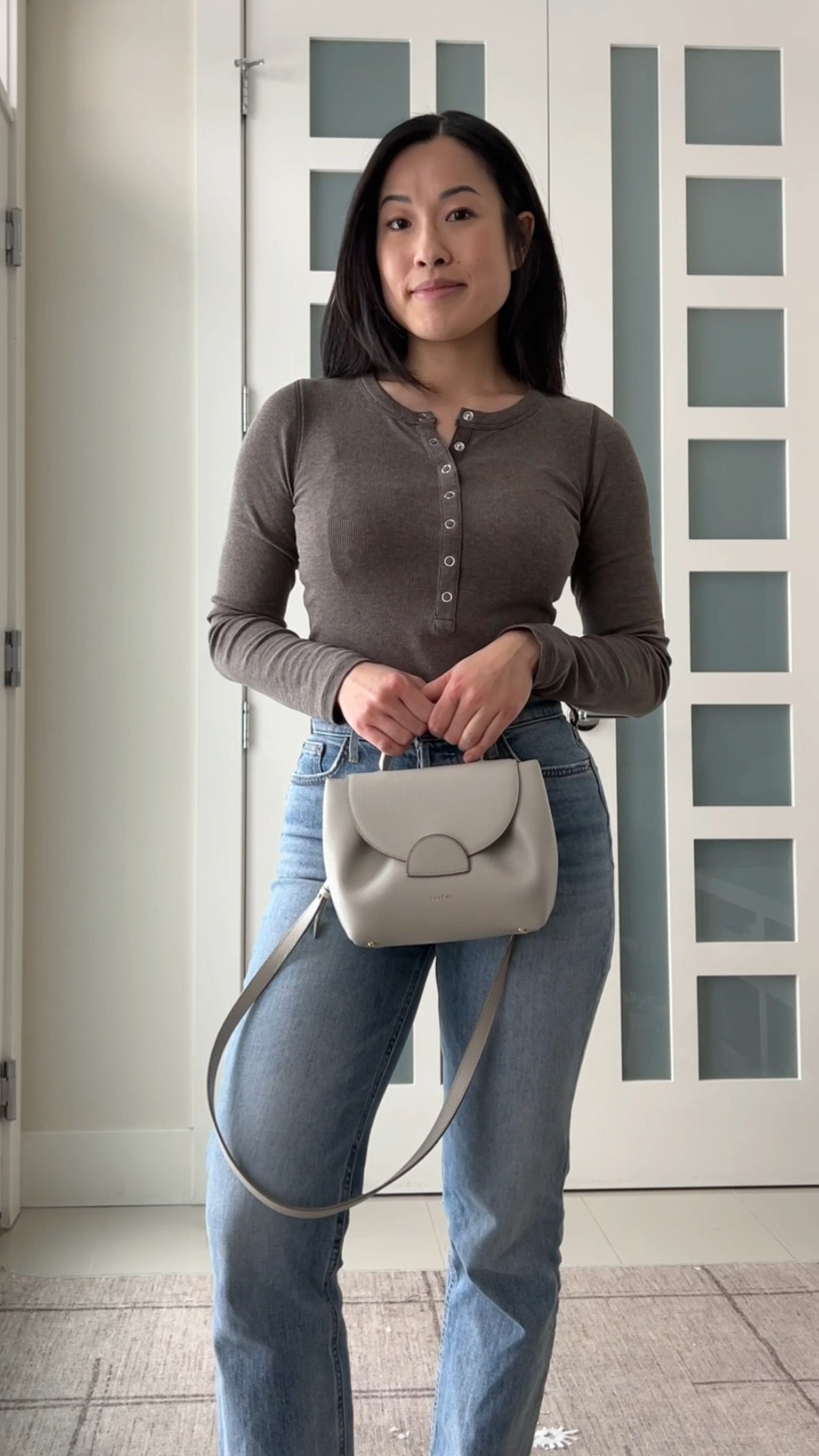 Wearing Everlane top size S, Denim Forum jeans from Aritzia size 25. Unavailable to link Kit And Ace puffer jacket, Poppy Barley boots and Polene bag. 

#LTKCyberWeek #LTKStyleTip #LTKSeasonal