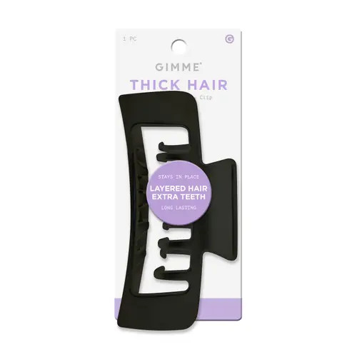 Gimme Beauty XL Rectangle Claw Clip for Thick Hair in Black at Nordstrom | Nordstrom