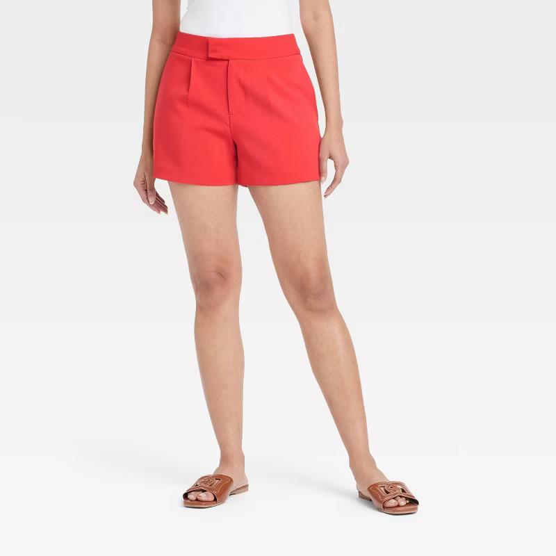 Women's High-Rise Tailored Shorts - A New Day™ | Target