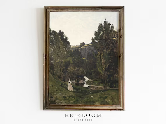 Forest Painting | Vintage Landscape | PRINTABLE Wall Art | Antique Prints | 102 | Etsy (US)