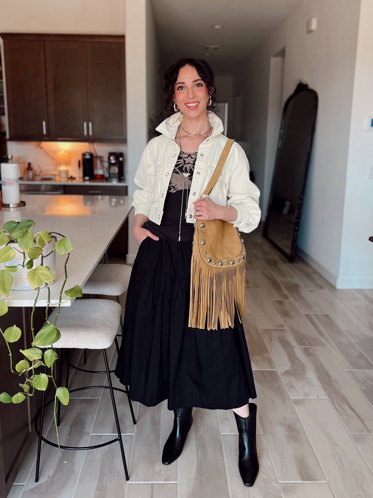 Transitional fall outfit 🍂✨ boots on sale 

#LTKFindsUnder100 #LTKFindsUnder50 #LTKSeasonal