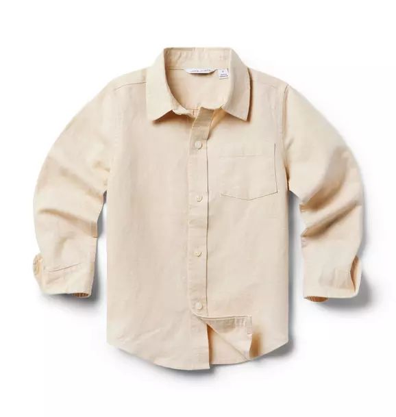 The Linen-Cotton Shirt | Janie and Jack