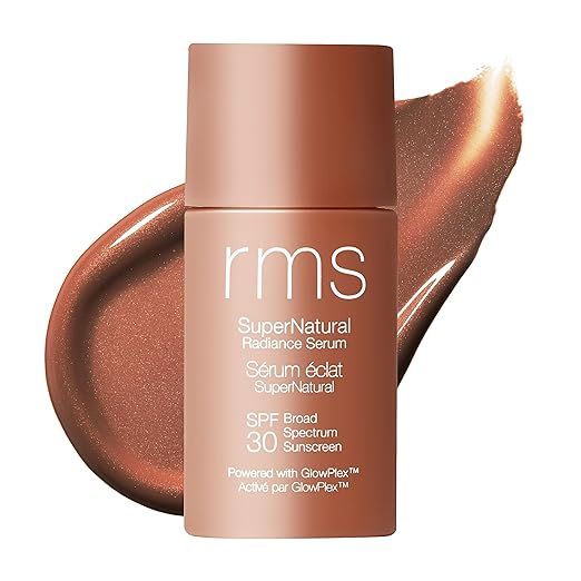 RMS Beauty SuperNatural Radiance Serum SPF 30 Sunscreen - Tinted Sunscreen Serum, Glowy Skin Tint... | Amazon (US)