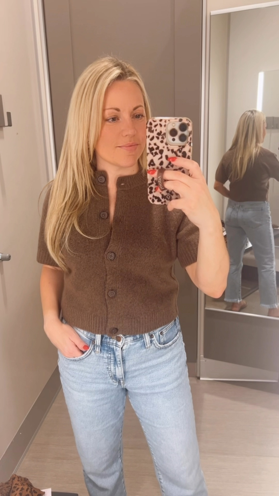 Loving this New Women's Short Sleeve Button-Down Cardigan
- Universal Thread™comes in several colors. Great quality and fall outfit transitional piece. 

#LTKWorkwear #LTKFindsUnder50 #LTKStyleTip