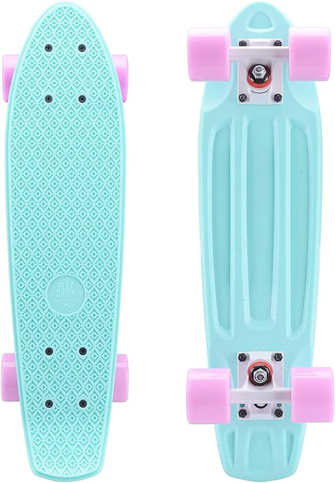 Mini Cruiser Skateboard for Kids, Beginners, and Adults - Lightweight and Portable 22 Inch Skateo... | Amazon (US)