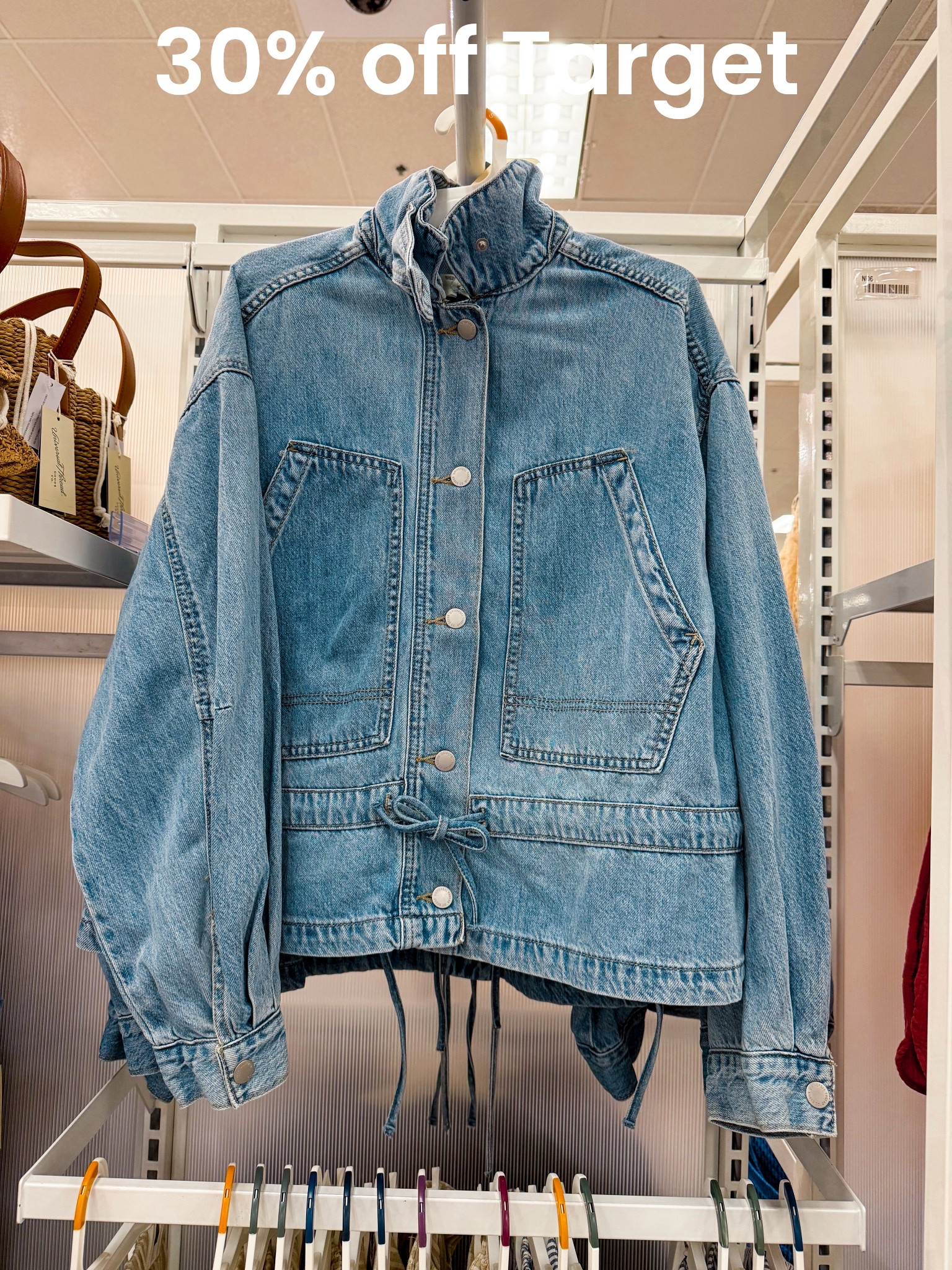 30% off this new @Target denim jacket 

#LTKSaleAlert #LTKootd #LTKgrwm