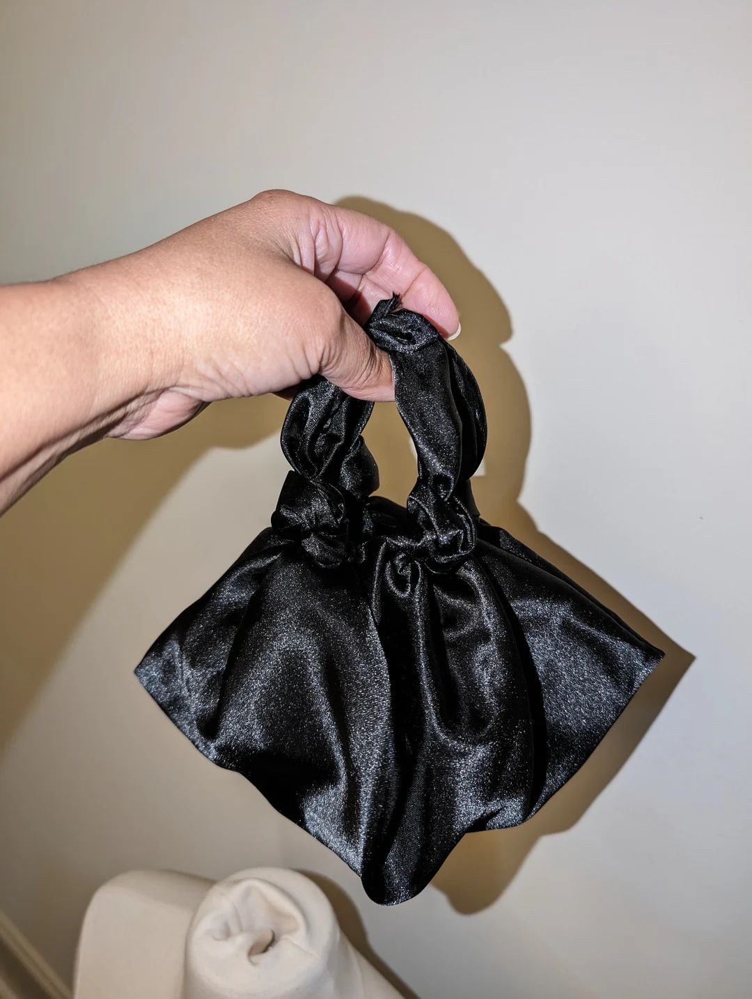 Mini Ascot Knot Bag Satin Bag Wedding Bag Bridesmaid Bag Gifts for Mon Bridesmaid Gift Gifts for ... | Etsy (US)