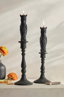 Owl Tapers, Set of 2 | Anthropologie (US)