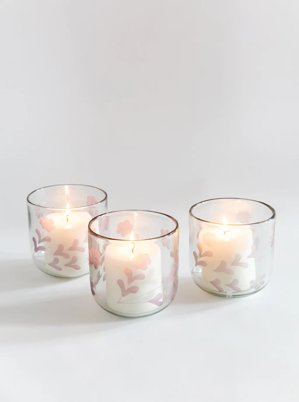 Etched Petal Votive | House of Jade Home