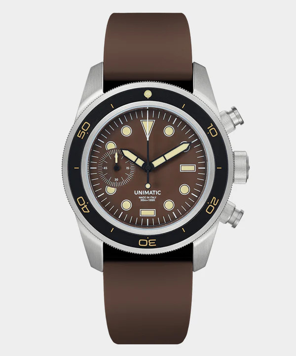 Unimatic U3-DHBR Heritage Chronograph Diver Watch | Todd Snyder