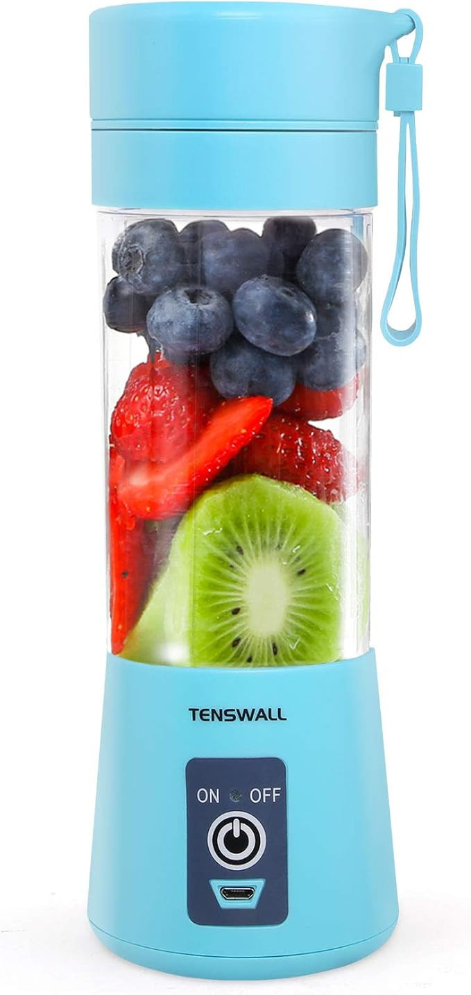 Portable Blender, Personal Size Blender USB Rechargeable with 6 Blades for Shakes and Smoothies, ... | Amazon (US)