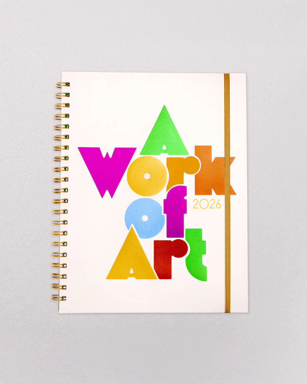 Large 12-Month Soft Cover Annual Planner - A Work of Art | ban.do