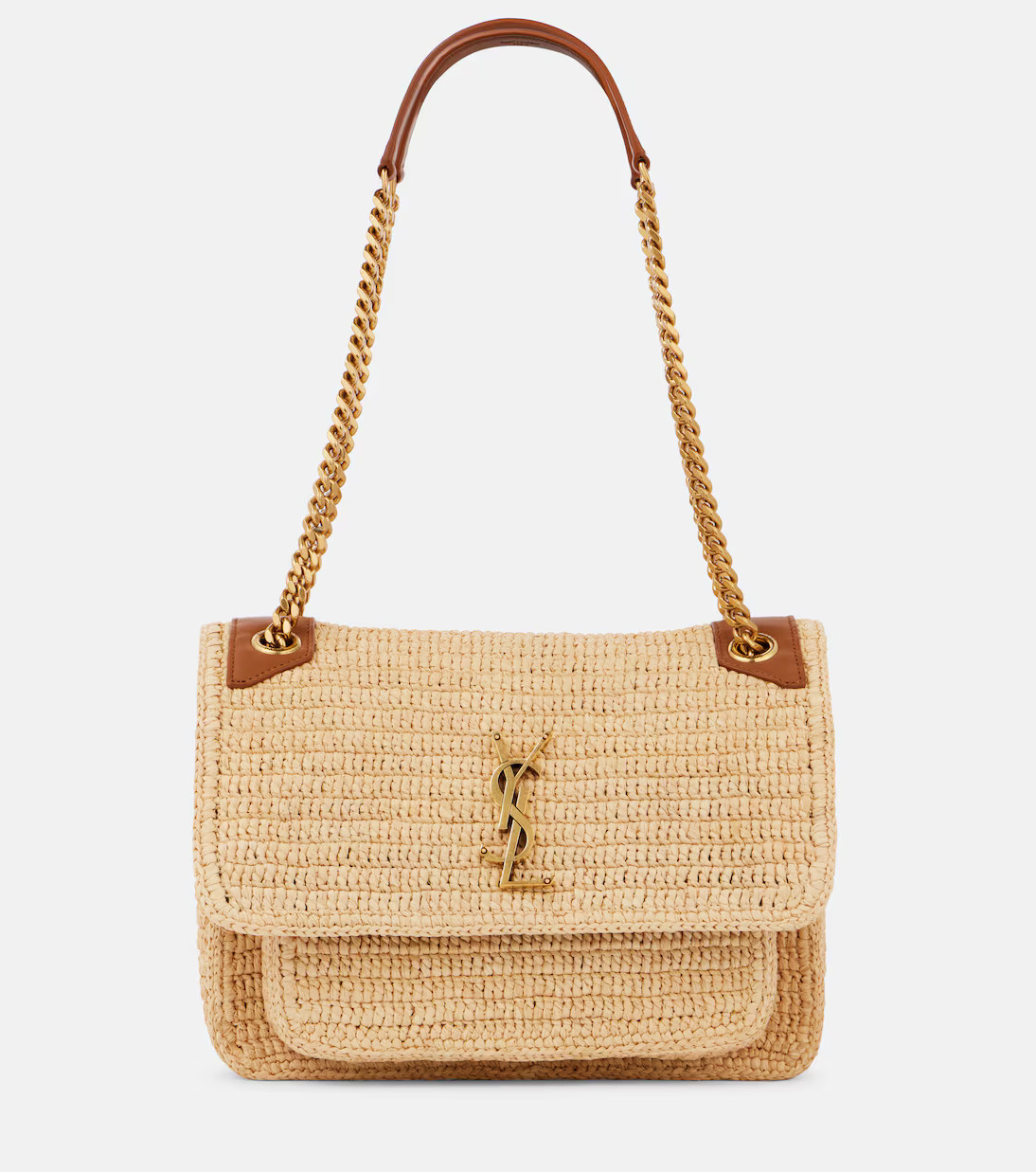 Niki Medium raffia shoulder bag | Mytheresa (UK)